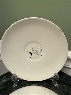Set of 2 - 6 “ Aria Saucers Royal China -Atomic Age